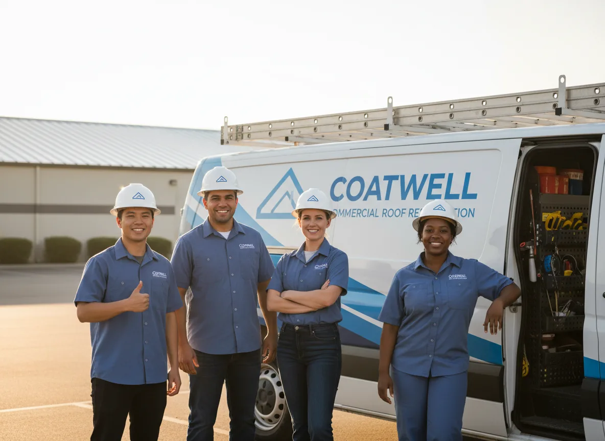 Commercial roof coating company in Snook, TX